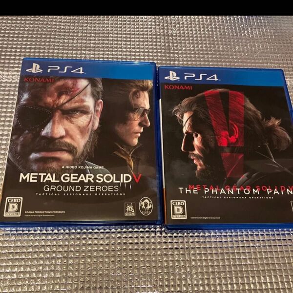 【PS4】 2点セット メタルギア ソリッド V グラウンド・ゼロズ、ファントムペイン