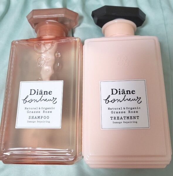 Diane ダイアン ボヌール ダメージリペア シャンプー トリートメント 通常容量 本体 グラスローズの香り 500ml