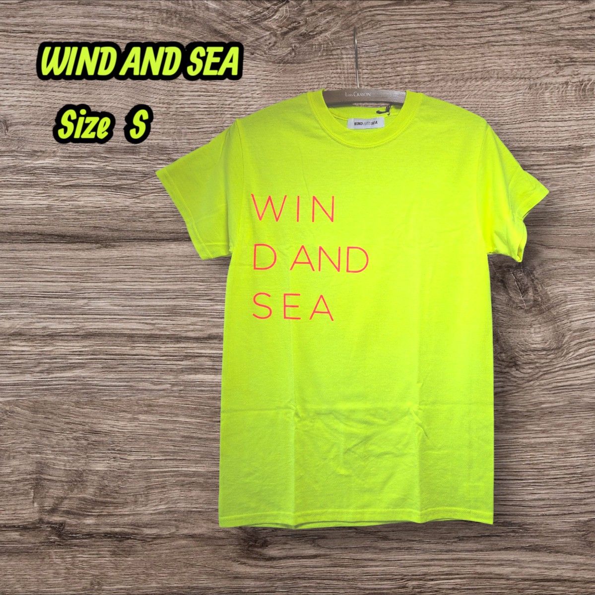 【新品】WIND AND SEA ウィンダンシー CLASSIC LOGO TEE 半袖Tシャツ ロゴ プリント S　希少　レア