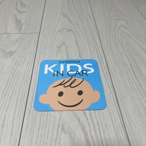 車 kids in car キッズマーク 磁石 非売品
