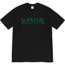 【SIZE:XL 新品・未使用】Supreme Nuova York Tee シュプリーム Tシャツ Black ブラック レアカラー 2020 fw_画像1