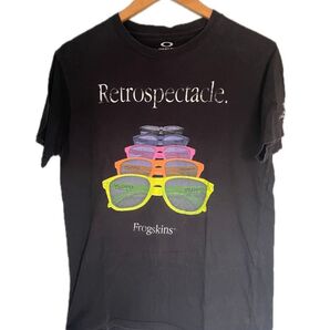 最終値下げ OAKLEY Tシャツ 黒 サングラス プリント ブログスキン
