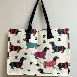 大容量トートバッグ ダックスフンド