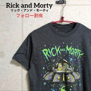 Rick and Morty リック・アンド・モーティ グラフィック アニメ Tシャツ ブラック