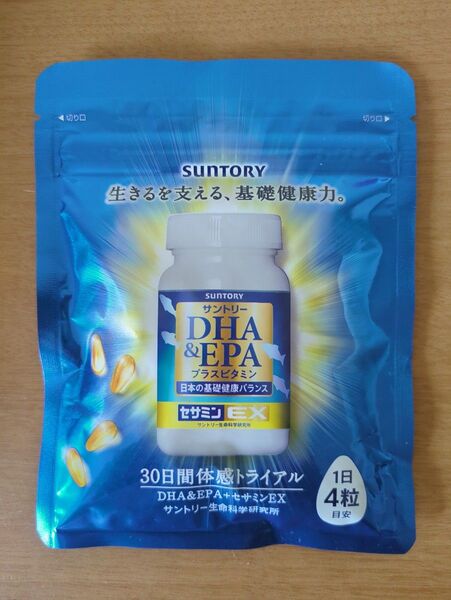 SUNTORY サントリーDHA&EPAプラスビタミン セサミンEX 30日分 120粒