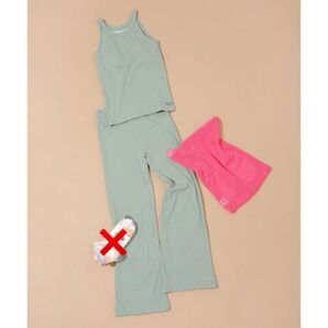 FRUIT OF THE LOOM/別注カップ付リブキャミソール&リブパンツ