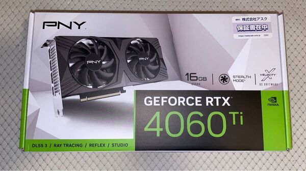 新品未開封 グラフィックカード RTX 4060 Ti 16GB PNY GeForce
