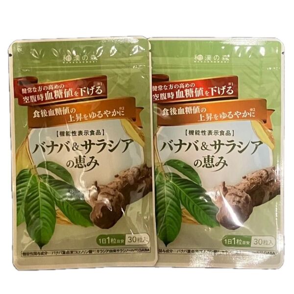 新品未開封 和漢の森 バナバ&サラシアの恵み GABA 30日分 ×6袋