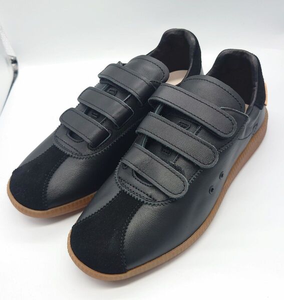 新品 Hender Scheme エンダースキーマ 25ws tim Black レザースニーカー 4 25.5-26.0cm