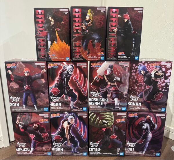 NARUTO ナルト 疾風伝 暁 フィギュア 11種 セット 未開封