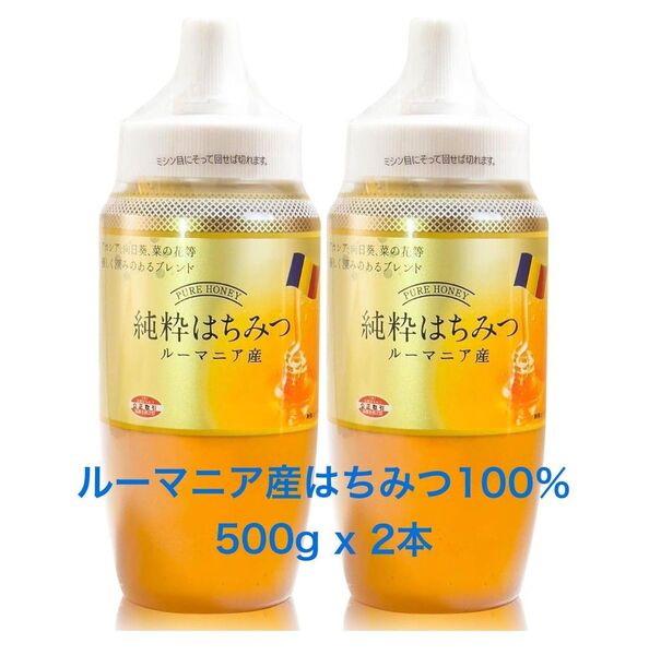 ルーマニア産はちみつ 500g x 2本 ルーマニア 蜂蜜 ハチミツ 合計1キロ