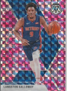 2019-20 PANINI MOSAIC 【LANGSTON GALLOWAY】 PINK CAMO PRIZM ※同梱可　注意事項必読