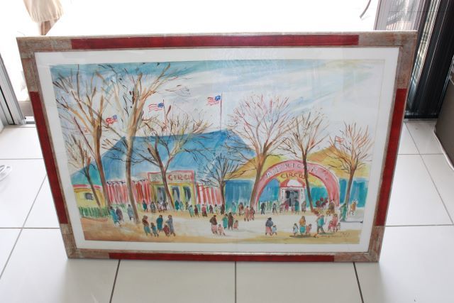 [GALLERIA TORNABUONI] R. MAZAMA watercolor painting, good condition, Painting, watercolor, Nature, Landscape painting