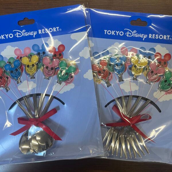 東京ディズニーリゾート ミッキー ケーキフォーク&スプーンセット 2個