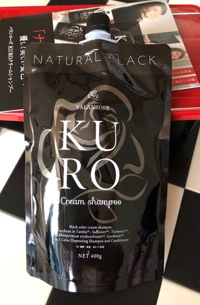 VR バランローズ KUROクリームシャンプー ナチュラルブラック400g×1個《黒》定期便で届いたばかりです