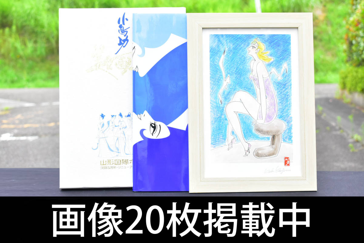 希少 小島功 美女画集 限定150部 オリジナル額装･付録揃い 2004年発行 直筆サイン絵画 山形国際ホテル謹製 画像20枚掲載中 2, 絵画, 画集, 作品集, 画集