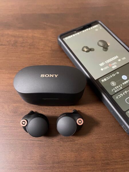 美品 SONY WF-1000XM4 マットブラック バッテリー新品