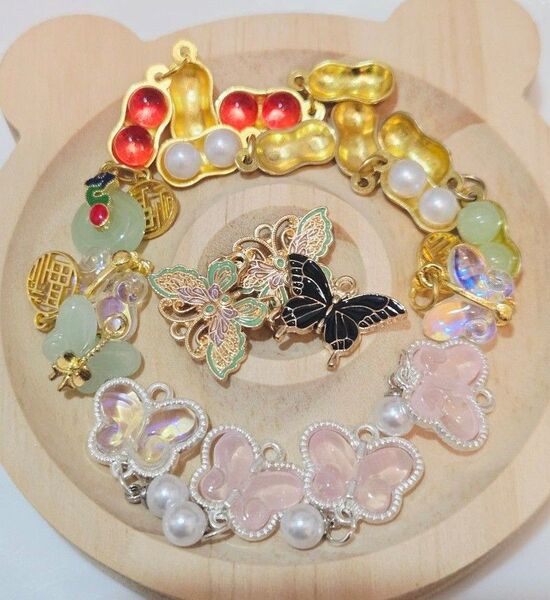 チャームパーツ ビーズ まとめ売り ハンドメイドアクセサリー