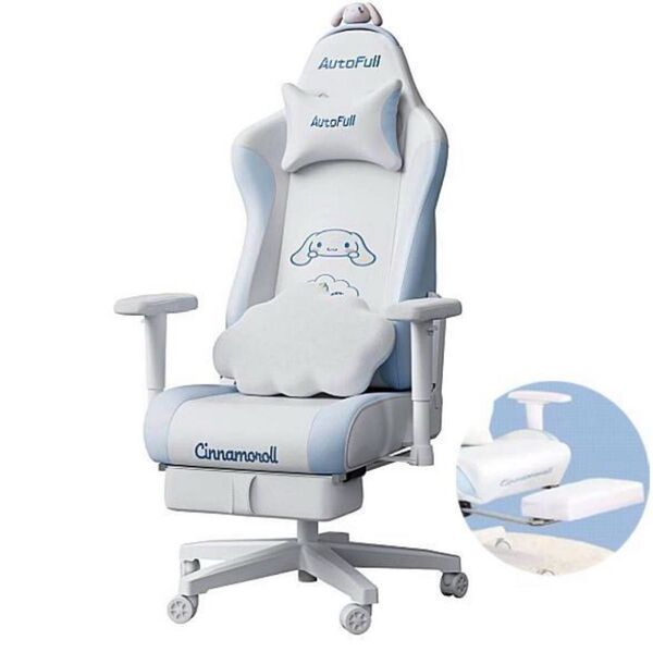 【新品未開封】AutoFull (オートフル) Cinnamoroll ゲーミングチェア ハイバック 人間工学 オフィスデスク
