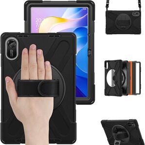 肩掛け 2025年発売 Xiaomi Redmi Pad 2 ケース WiFiモデル/4Gモデル 360°回転ベルト スタンド