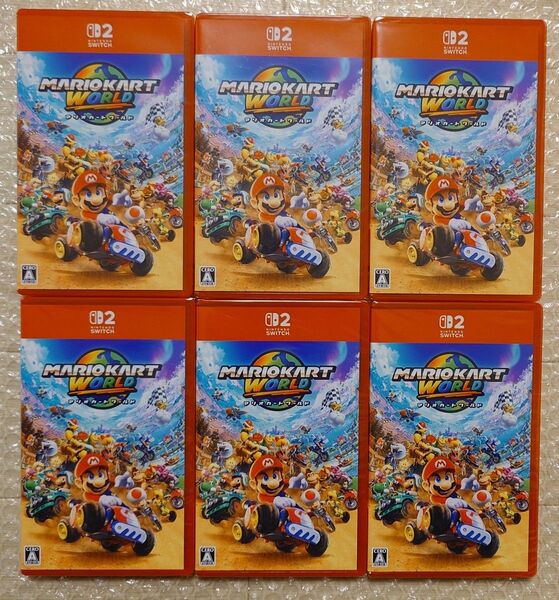 6本セット 新品 未開封 任天堂スイッチ2 マリオカート ワールド