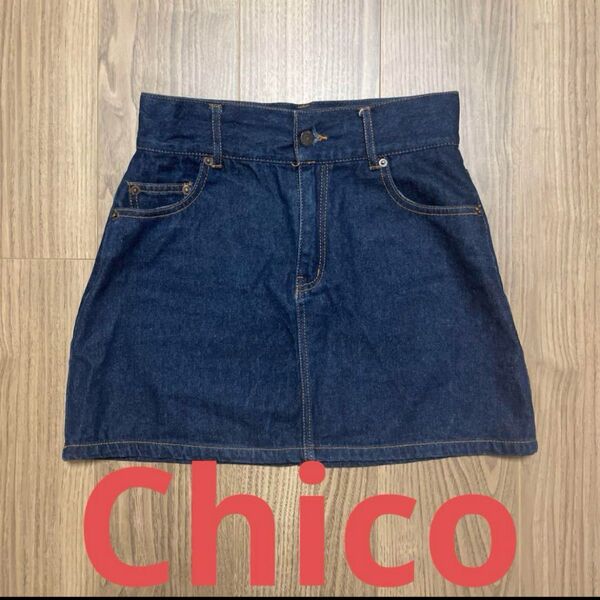 Chico デニムスカート ミニ チコ デニムスカート