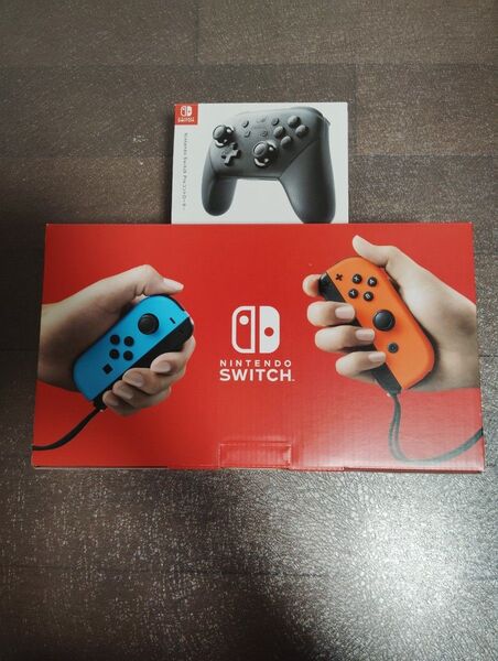 Nintendo Switch 本体 ネオンブルー/ネオンレッド + Proコントローラー セット