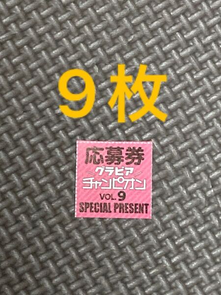 9枚★グラビアチャンピオンvol.9 チェキ プレゼント応募券 藤嶌果歩 宮地すみれ 日向坂46 鈴木くるみ 蓬莱舞 綾瀬ことり