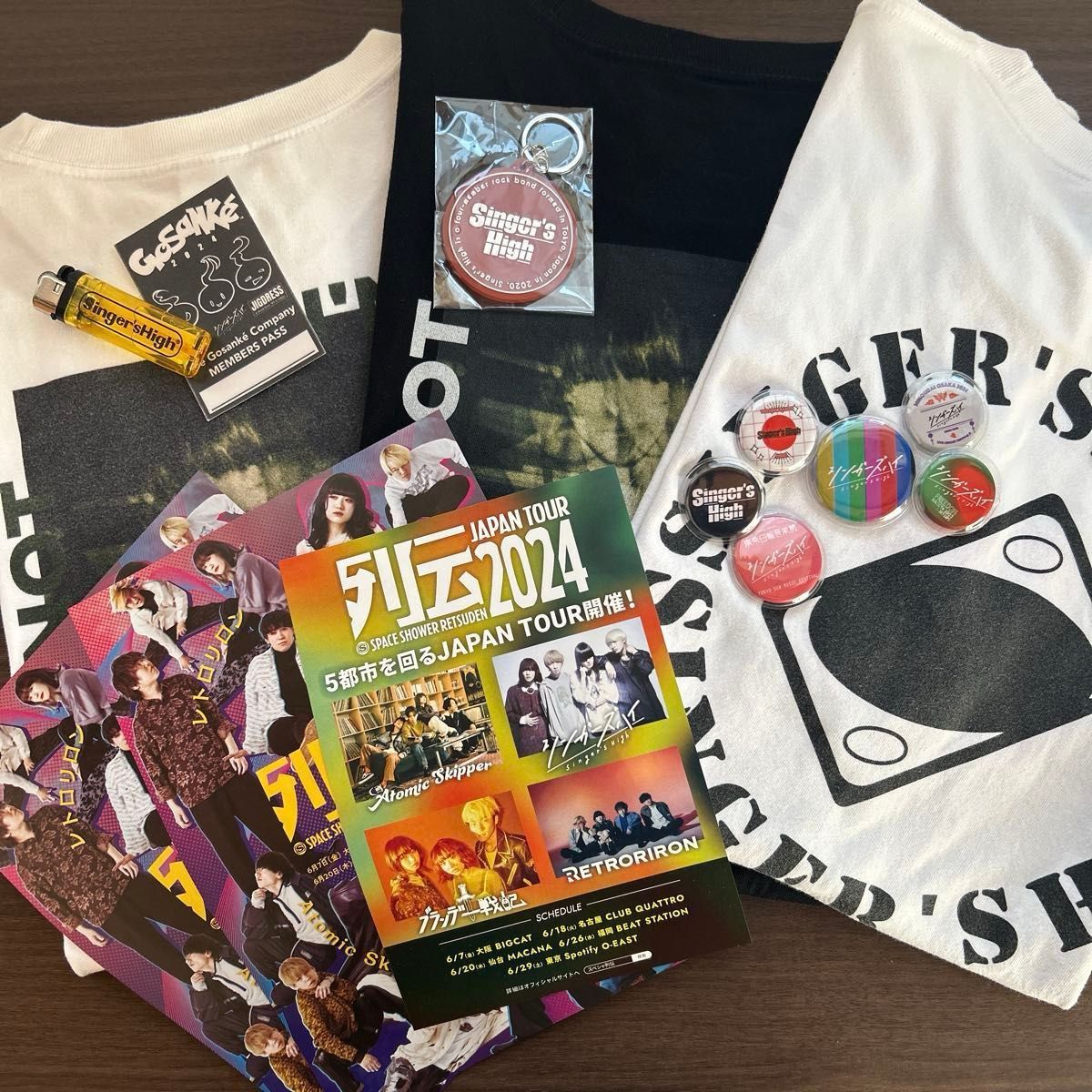 シンガーズハイ 缶バッジ 4つセット シンガーズハイ 缶バッジ 4つセット シンガーズハイ 缶バッジ 4