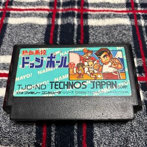 【複数出品中】①熱血高校ドッジボール部 ファミコンソフト テクノスジャパン 1988年