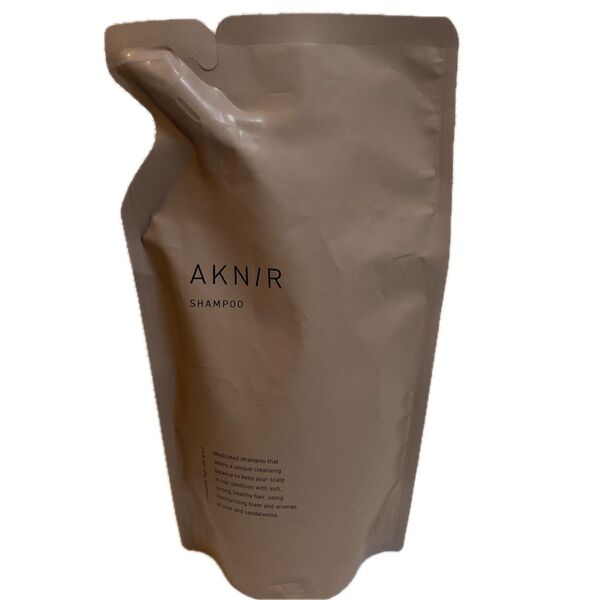 AKNIR アクニー薬用ヘアシャンプーBR 300ml & 薬用ヘアトリートメントBR 300g セット 詰め替え用 茶パッケージ