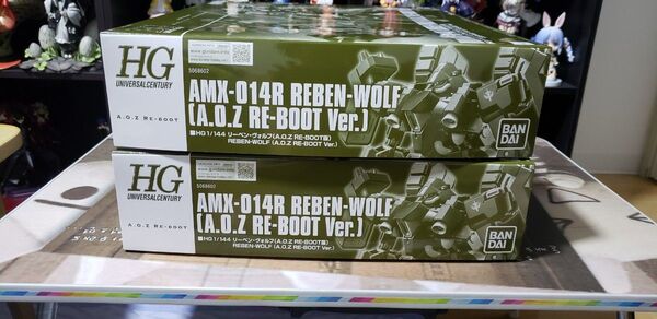 新品未組立 HG 1/144 リーベン・ヴォルフ (A.O.Z RE-BOOT版) 2個セット ガンプラ