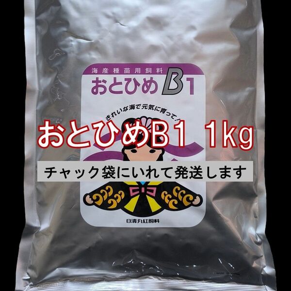 日清丸紅飼料 おとひめB1 (0.2~0.36mm) 1kg メダカの餌 グッピー 稚魚
