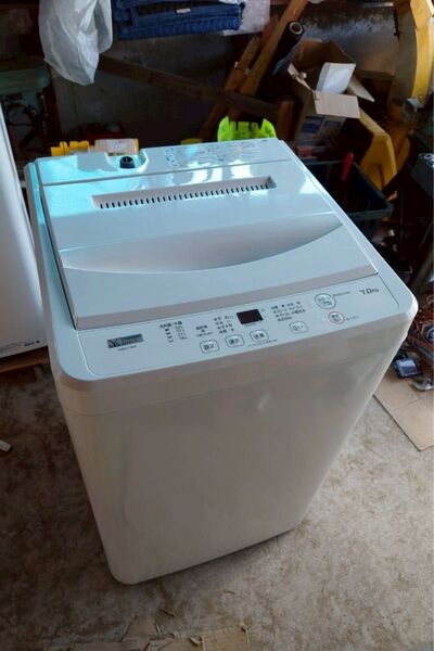 【美品】ヤマダ電機 7kg 洗濯機 風乾燥 2021年製 北陸圏のみ配送可