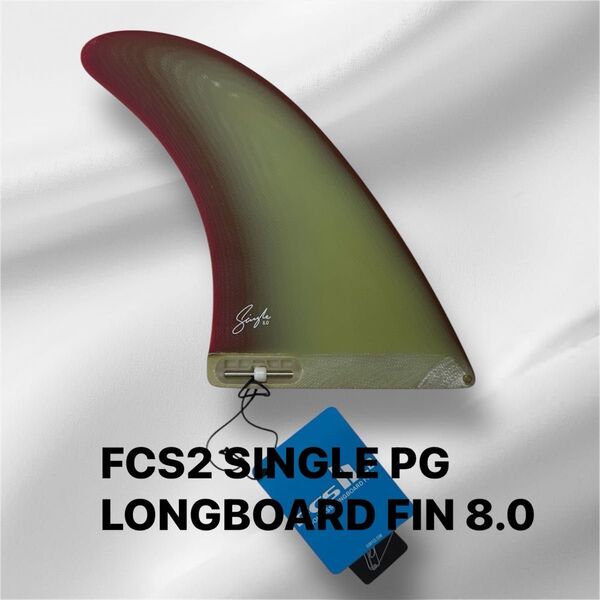FCS2 SINGLE PG LONGBOARD FIN 8.0エフシーエス 2 シングル ピージー ロングボード 8.0
