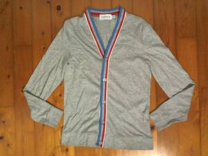 * top man [TOPMAN] cardigan thin jacket US/XS gray 