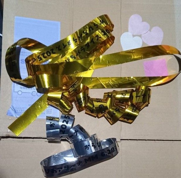 カラフルピーチ　金テ　銀テ