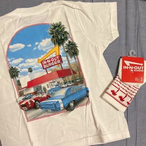 イナナウト IN-N-OUT BURGER Tシャツ&靴下 2個セット