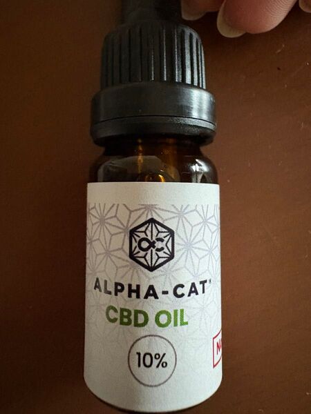 ALPHA-CAT CBDオイル カンナビジオール含有麻種子油 9.3g