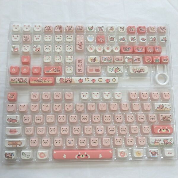 Akko Raccoon MAO Keycap Set PBTメカニカル キーキャップ キーボード
