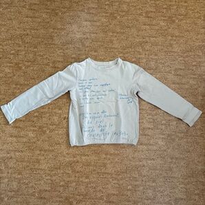 長袖Tシャツ 手書き風プリント
