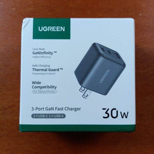 UGREEN PD30W 3ポート 充電器 新品未使用品