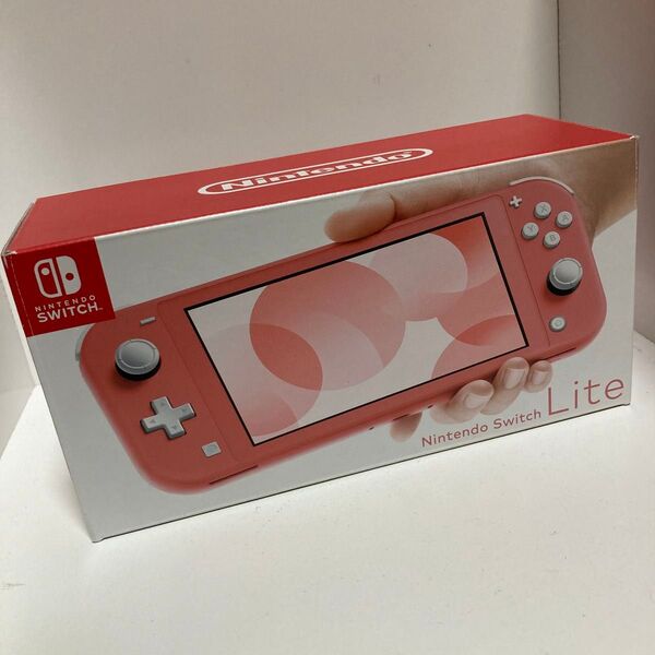 ニンテンドー スイッチライト(Nintendo switch Lite)の箱 コーラル 外箱 空箱のみ 本体なし 中の支えの紙なし