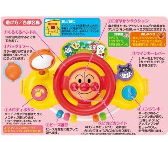 アンパンマンおしゃべりたくさん!メロディーハンドル