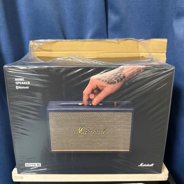 【美品】Marshall Acton III ミッドナイトブルー 国内正規品 Bluetooth マーシャル acton3