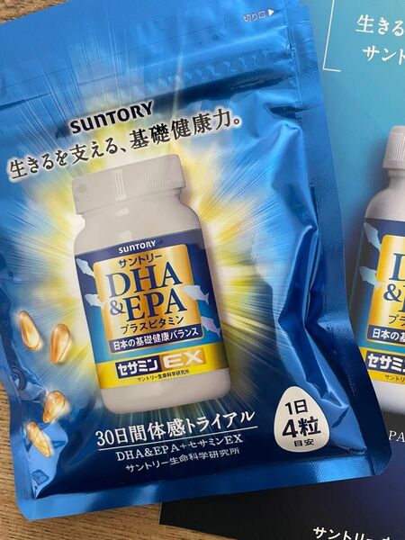 SUNTORY サントリーDHA&EPAプラスビタミン セサミンEX30日分 120