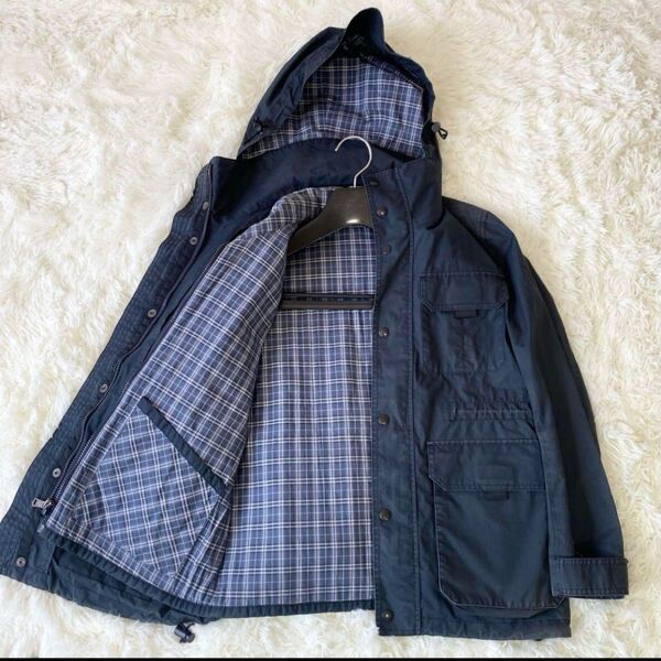バーバリーブラックレーベル ナイロンジャケット 4way ライナー ノバチェック BURBERRY BLACK LABEL 黒