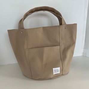 オーバル型トートバッグ ハンドメイド