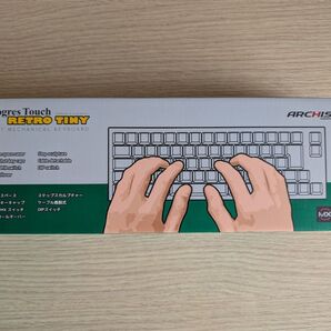 ARCHISS Progres Touch RETRO TINY US配列 静音赤軸 AS-KBPD66/SRBK