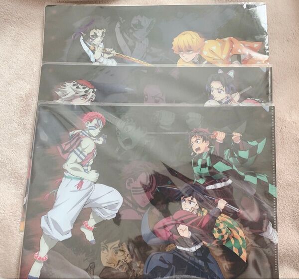 鬼滅の刃 劇場版 無限城編 第一章 激闘 クリアファイル 竈門炭治郎 冨岡義勇 猗窩座 胡蝶しのぶ 童磨 我妻善逸 獪岳
